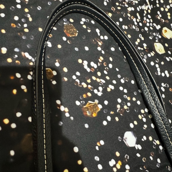 Tory Burch Perforated Leather Logo Tote Bag - Picture 14 of 17